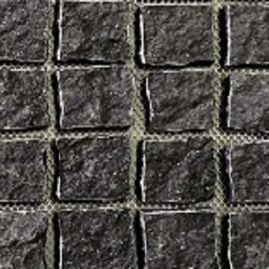 cobblestone pavers - midnight black natural split