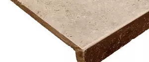 Noce Travertine Drop Face Pool Coping Tiles Dark Tiles Brown Tiles Ochre Tiles Stone Pavers Melbourne Sydney Canberra