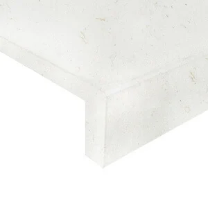 white dropface pool coping tiles
